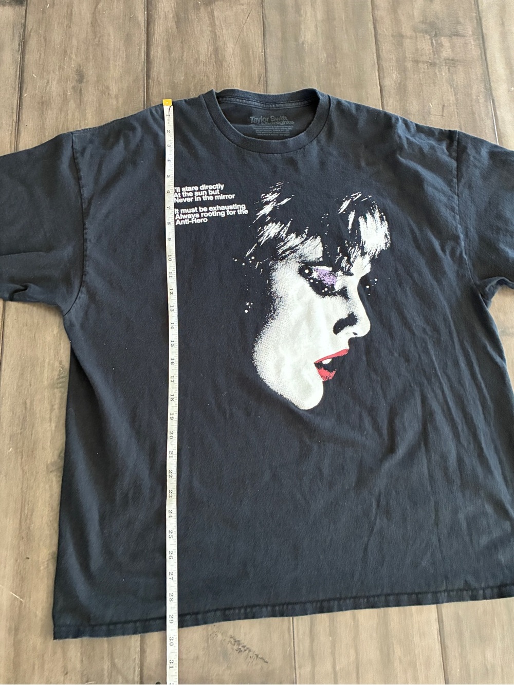 Taylor Swift Midnights Anti-Hero Lyrica and Portrait Tee - Size 2X - Picture 12 of 14